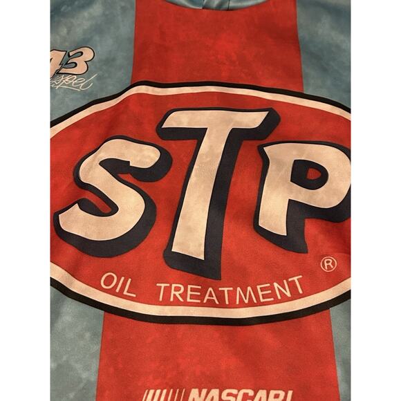 STP Racing Team Car Oil Gasoline Blie Size XXXL 3XL Nascar Richard Petty #43 - Picture 3 of 7